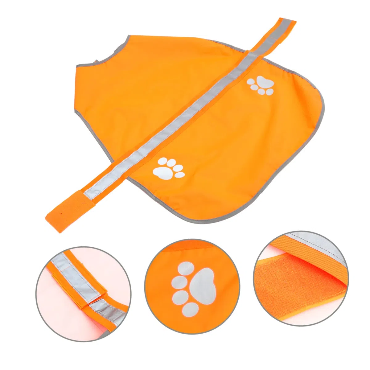 SUPVOX 4 Piezas Chaleco Reflectante para Perros Chaleco Disfraz Ropa para Mascotas para Caminar Corriendo Salvaguardia Tela Oxford Pequeño Chalecos Reflectantes
