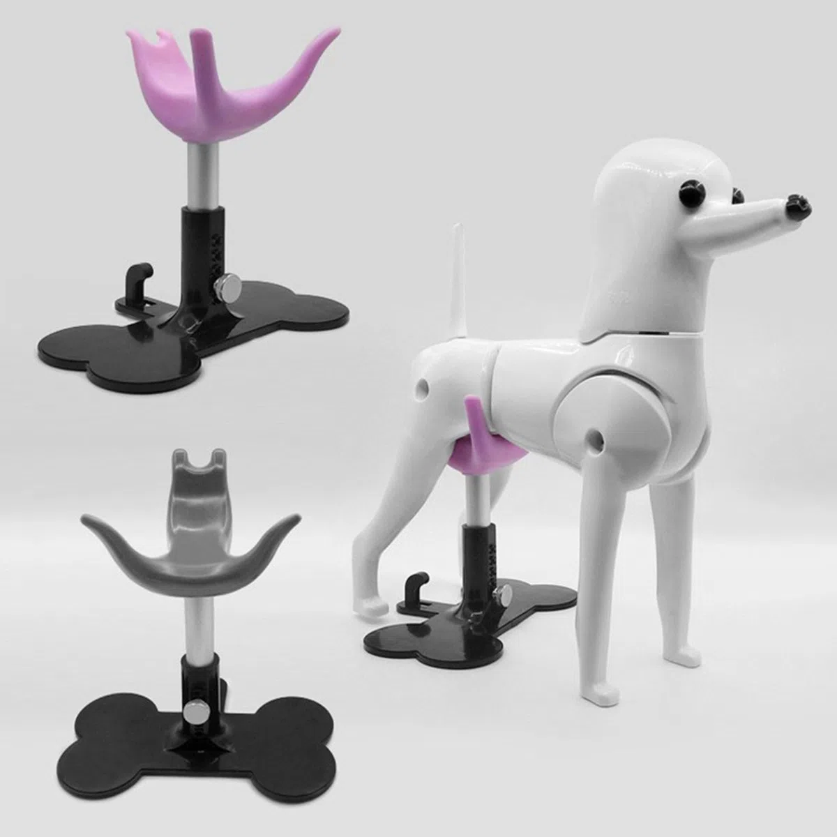 Ayuda para caminar perros mayores con pierna ajustable para mascotas de pie para mascotas, dispositivo de asistencia para rehabilitación canina