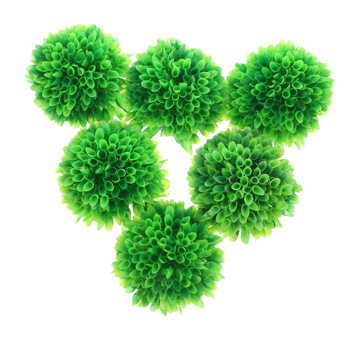 BESPORTBLE 5 Juegos Adornos De Acuario Planta Artificial para Pecera Disfraz De Equipo Plantas De Agua Falsas Decoración De Plantas Falsas De Juguete Tanque El Plastico 6 Piezas * 5