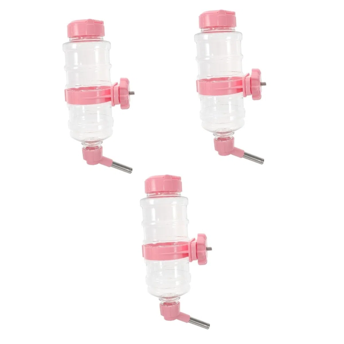 BESPORTBLE 3 Juegos alimentador automático de Agua Botella de alimentación de Agua dispensador de Agua para Perros pequeños Bebedero Hamster Bebedero automatico Botella de Jaula para Mascotas
