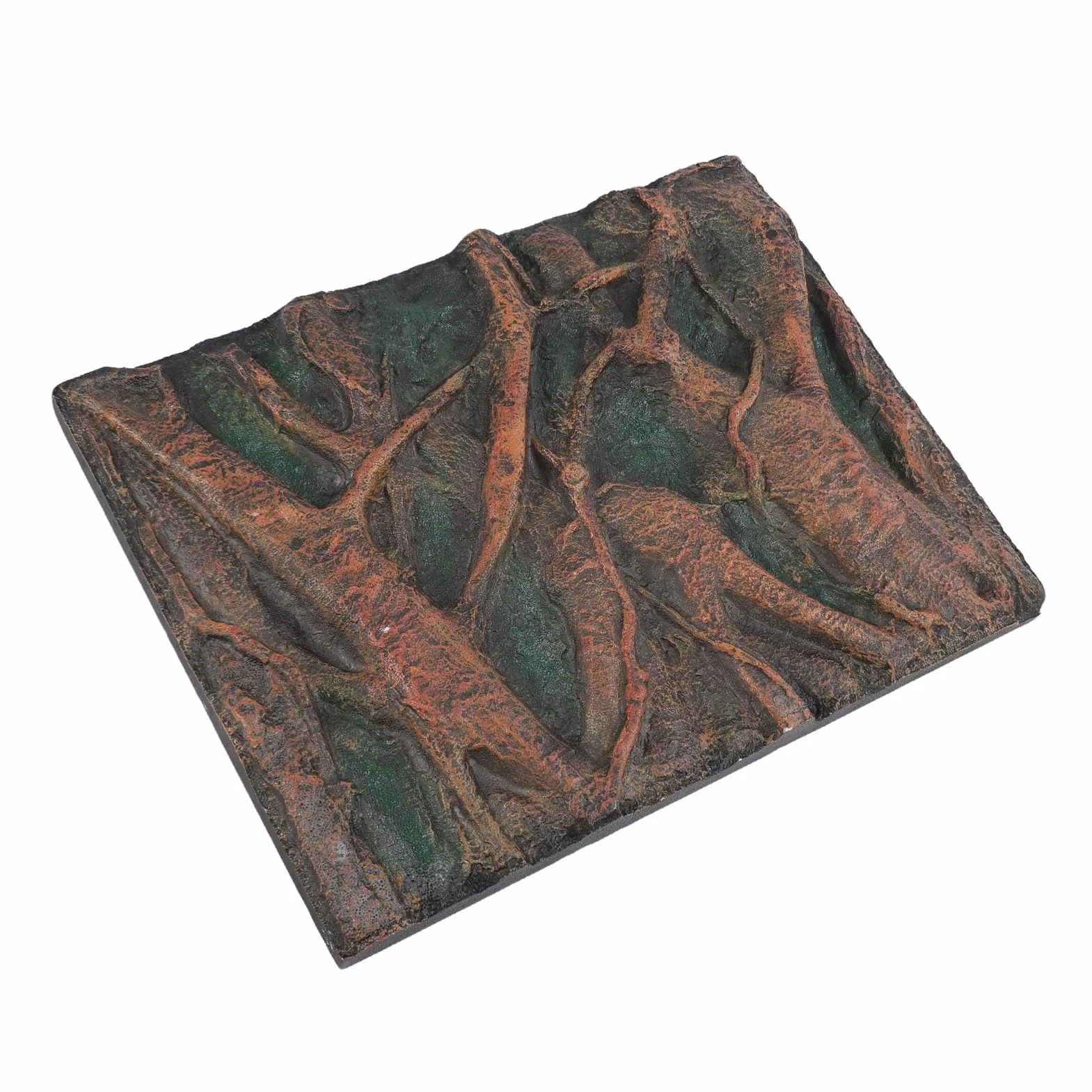 Fondo de Reptiles 3D, Fondo de Acuario, Decoración de Pared de Roca de Espuma con Texturas 3D para Peceras, Tanques de Reptiles y Terrario (H)
