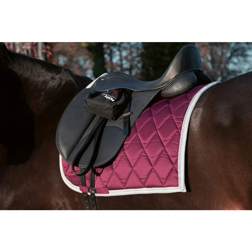 HKM Bella - Mantilla para caballo con pony, color azul