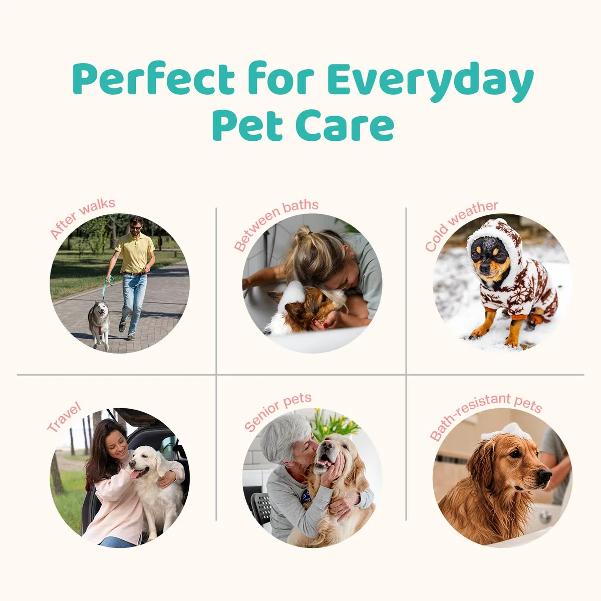 Toallitas para mascotas para perros y gatos – Juego de 110 unidades (40 toallitas para los oídos, 50 toallitas para ojos, 20 toallitas para guantes) – Limpieza suave para ojos y oídos