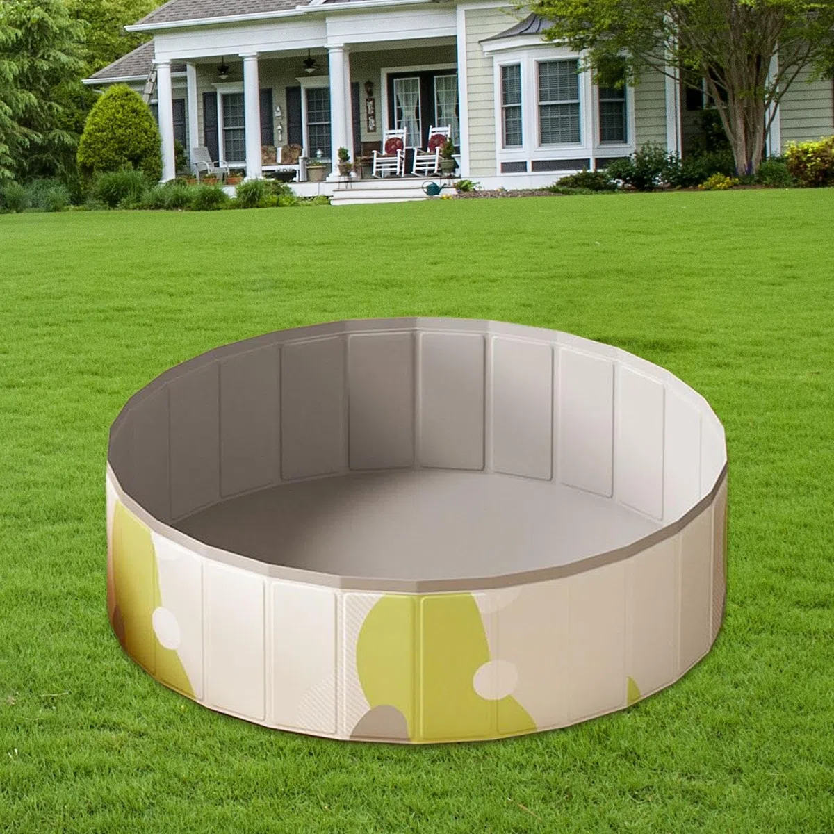 Piscina para Perros Bañera portátil Antideslizante para Cachorros