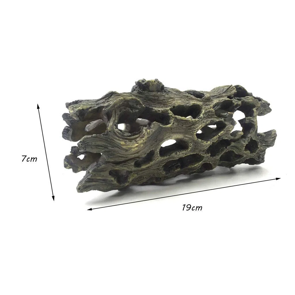 Escondite de reptiles con agujero para árbol, caja de cueva para reptiles, decoración de esquina de hábitat, escondites de tortugas, lagartos y serpientes, accesorios para cajas de reptiles, adornos