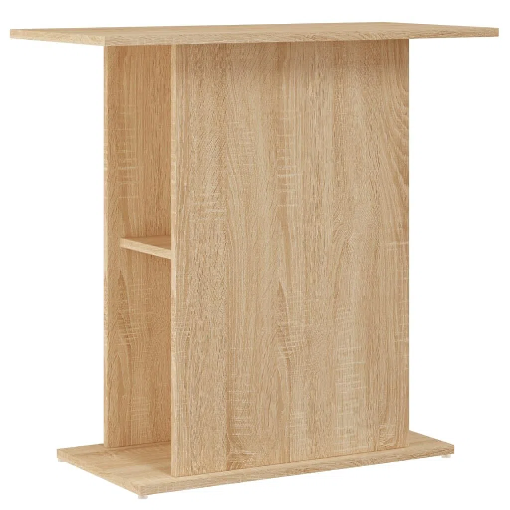 Soporte para Acuario de Roble Sonoma 75x36x72,5 cm de Madera de ingeniería,17.92kg-833650