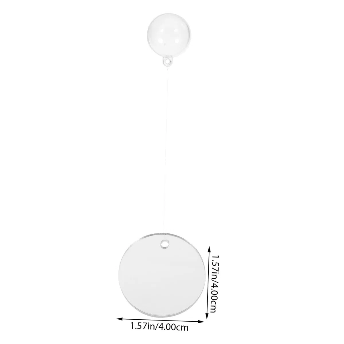 BESPORTBLE 20piezas Espejos para Acuarios De Betta Espejos Flotantes Redondos De Accesorios para Peceras Decoración para Acuarios De Agua Dulce y Salada