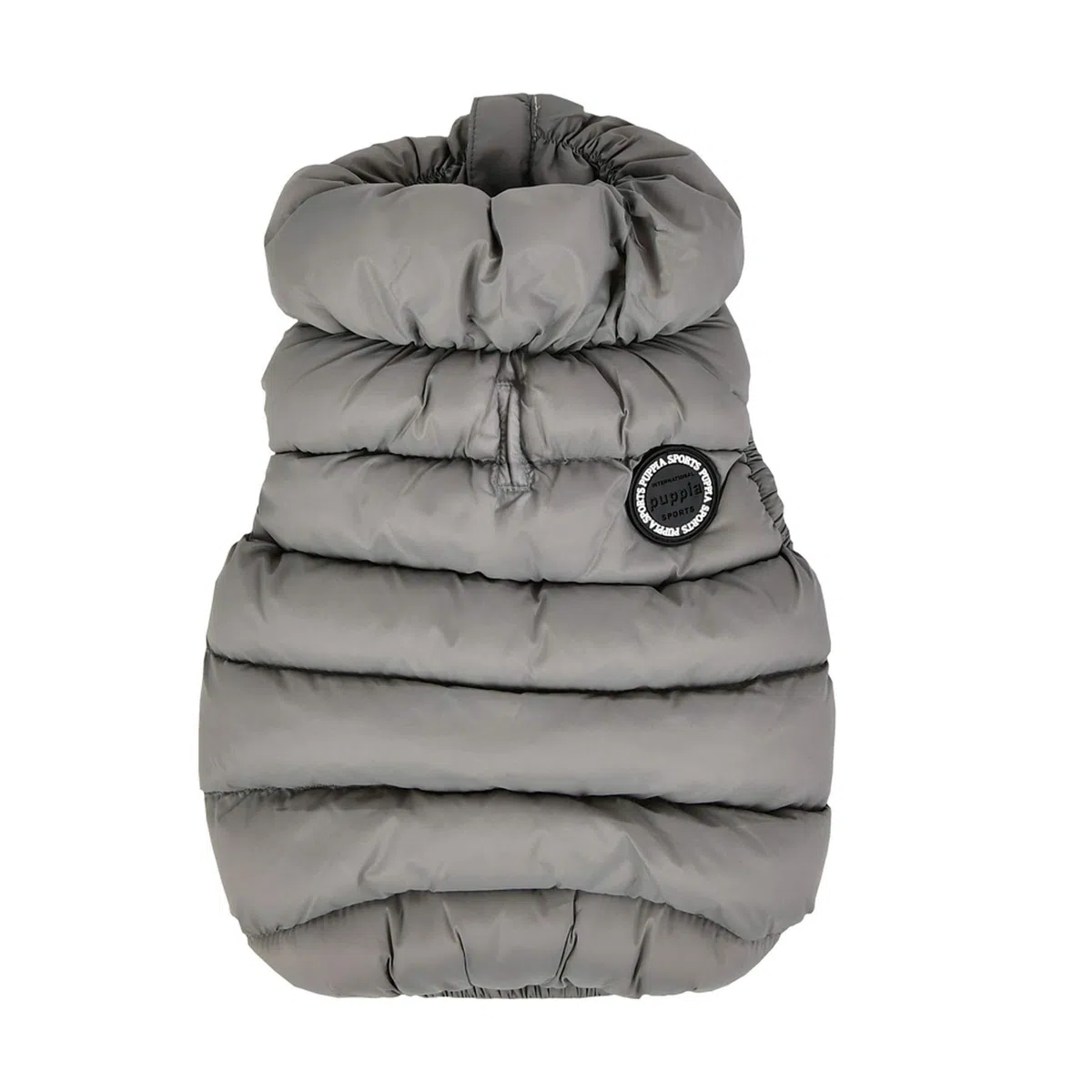 Puppia Abrigo de Invierno Ultraligero para Perro, Abrigo Impermeable para Clima frío, Cierre de Cremallera para Perros pequeños y medianos, Gris, XL