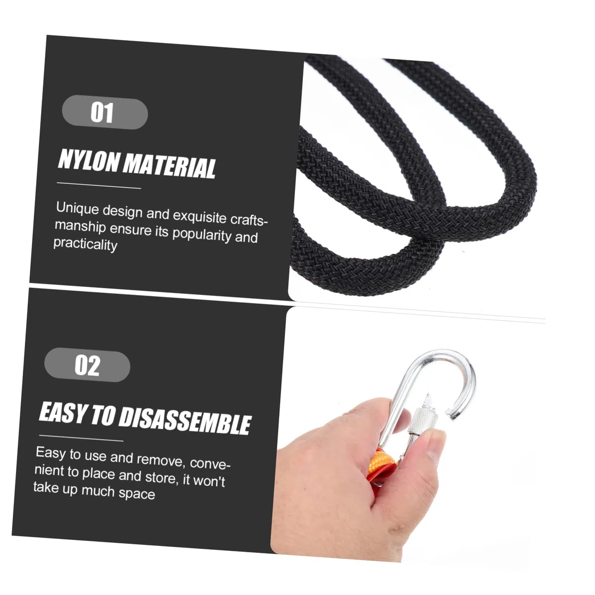 POPETPOP Cadena Resistente para Perros con Cable Runner para Camping Cuerda de Nylon Duradera para Control Seguro y Comodidad Paseos