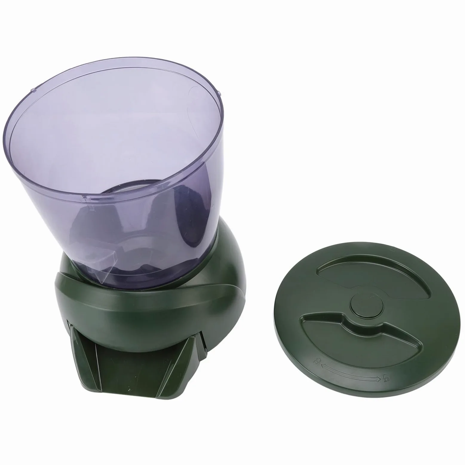 Alimentador Automático de Peces, Dispensador Automático de Alimento para Peces de Gran Capacidad de 4,25l para Estanque de Acuario, Uso Al Aire Libre
