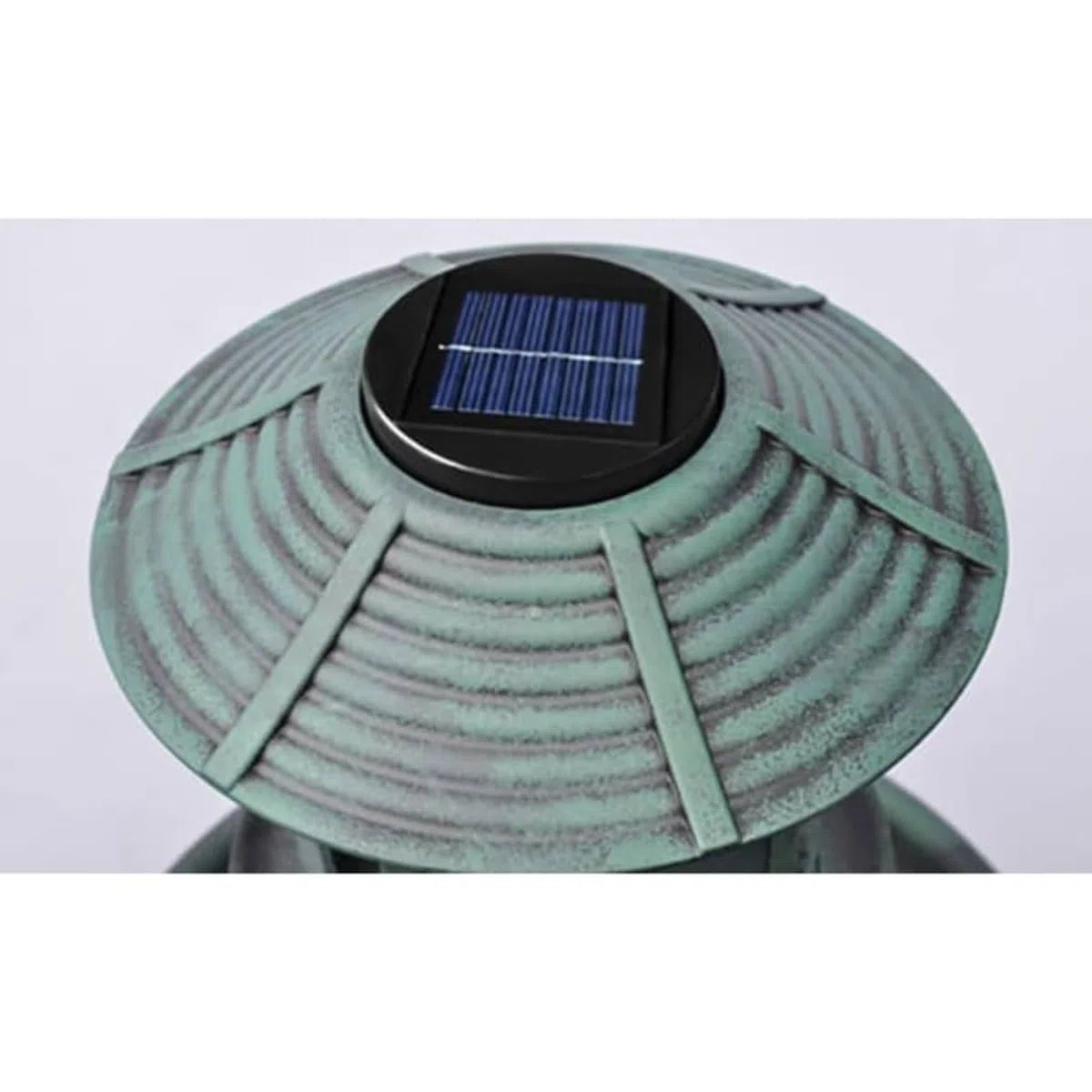 Bañera para pájaros, decorativa con luz solar, 39x39x97 cm, plástico resistente, bebedero para aves, ideal para jardín, balcón o patio