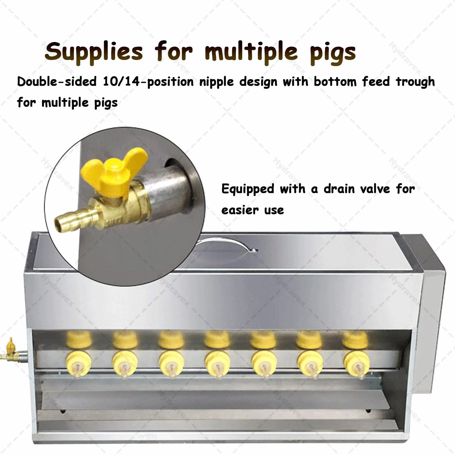 Comedero de leche para lechones de 15/20 L, agitación automática con simulación de sonido, máquina de lactancia de acero inoxidable para corderos y ganado pequeño, evita correr