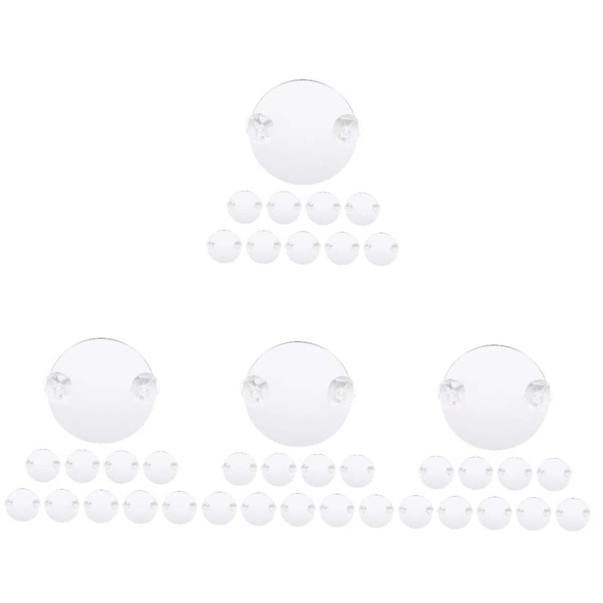 Kisangel 4 Juegos De Espejos De Entrenamiento para Acuario De Un Lado para Peces Betta Decoración Resistente Suministros Seguros para Acuarios Betta 10 Unidades X 4