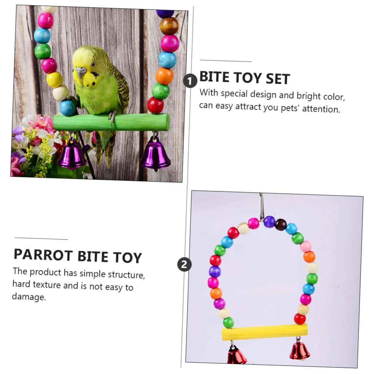 5 Piezas Juguetes para Pájaros Material Natural y Duradero Juego para Masticar y Desarrollar Inteligencia de Loros y Aves Pequeñas Ligero y Portátil