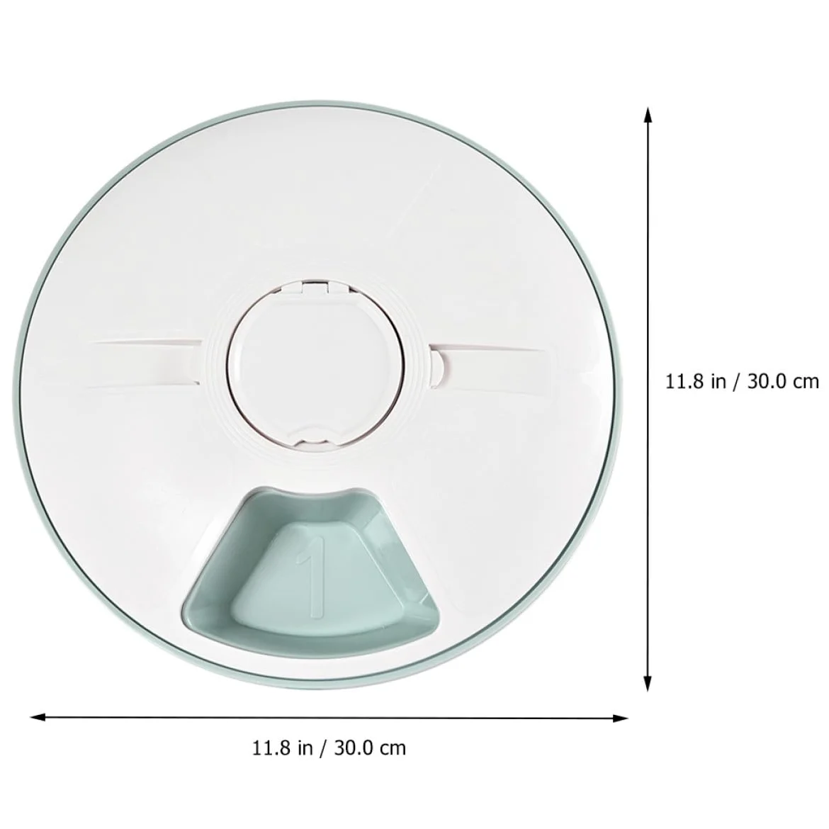 SUPVOX Comedero Automático Diseño Compacto Ahorra Espacio Temporizador Material Abs para Perros Adecuado para Colocar Esquina del Hogar