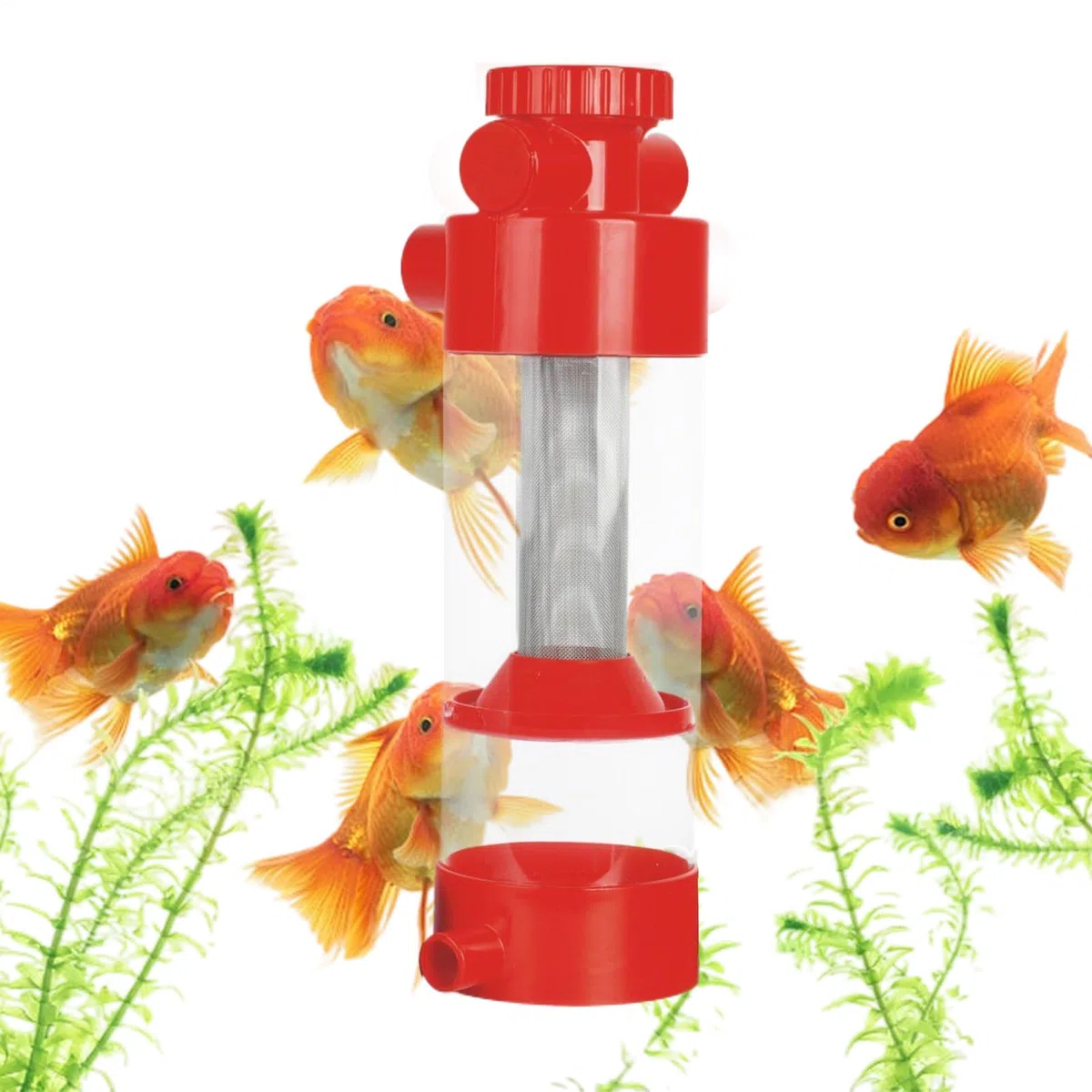 Filtro Recogedor de Cacas de Peces Separador Filtro de Excrementos para | Equipo de Limpieza, Separador Externo para Filtración de Acuario Betta y Gambas