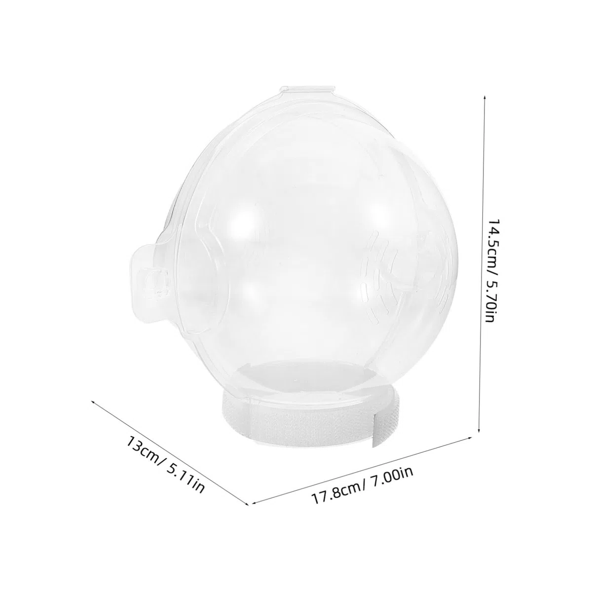 VANZACK 3piezas De para Gatos Capucha Transparente Antimordidas Protección Postoperatoria para y Cuidado Cómodo y para Grooming y Baño