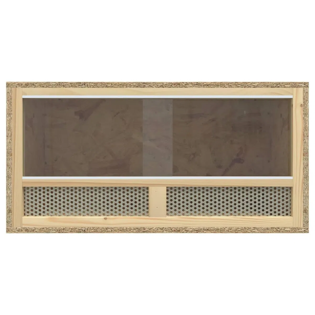 Homgoday Terrario de madera contrachapada, 60 x 30 x 30 cm, decoración de muebles, muebles de interior/exterior para salón, oficina