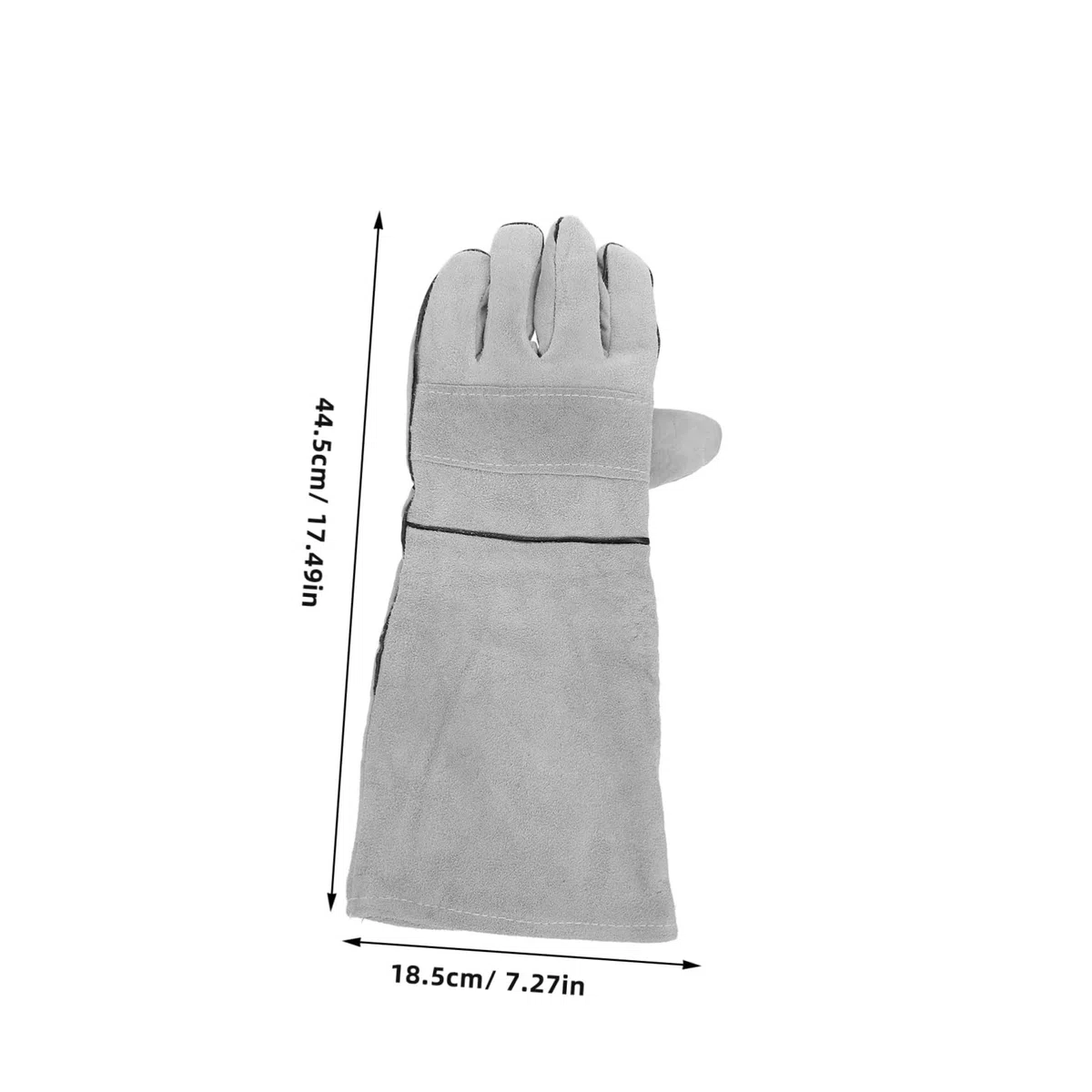 POPETPOP Guantes Antimordeduras para Perros y Gatos, 1 Par, Cuero