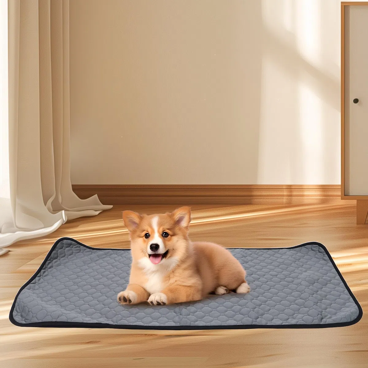 COLLBATH 3 Pcs Almohadillas Reutilizables para Orinar, de Entrenamiento, Antideslizantes, de Poliéster, para Uso en Casa y Viaje, para Perros y Gatos
