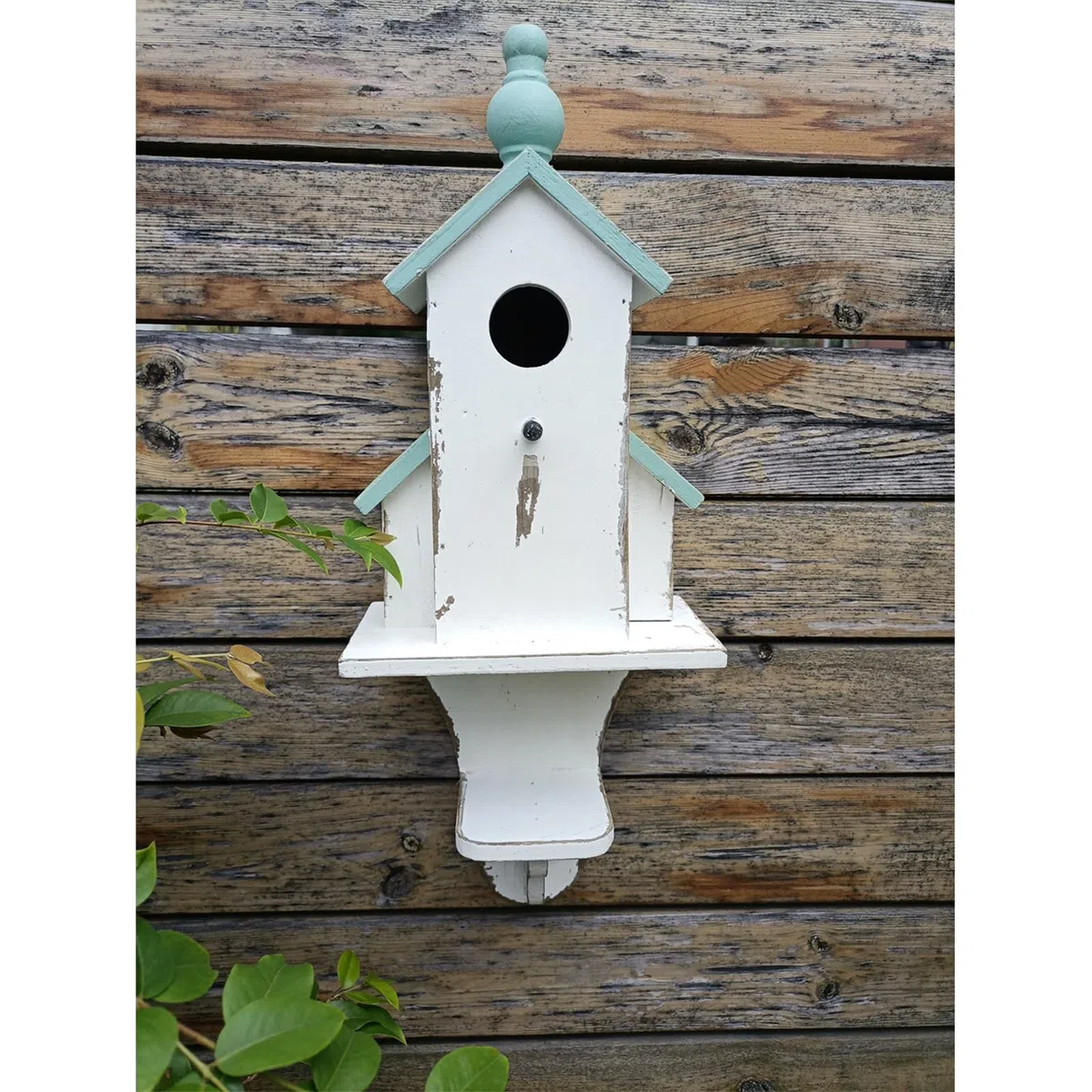 Casa colgante para pájaros para jardín al aire libre, yar, nido de cría de pájaros, para patio, refugio para pinzones, decoración de pared de casa de jardín