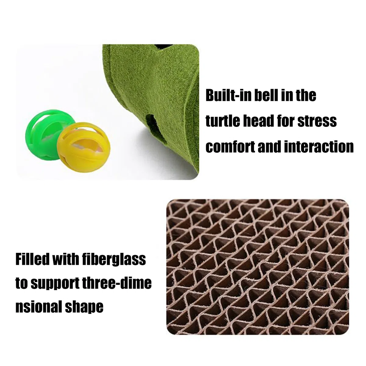 Tablero Rascador para Gatos Cama Rascador de Cartón Corrugado para Mascotas | Juguete Desmontable en Forma de Tortuga para Casa, Salón y Pisos de Alquiler