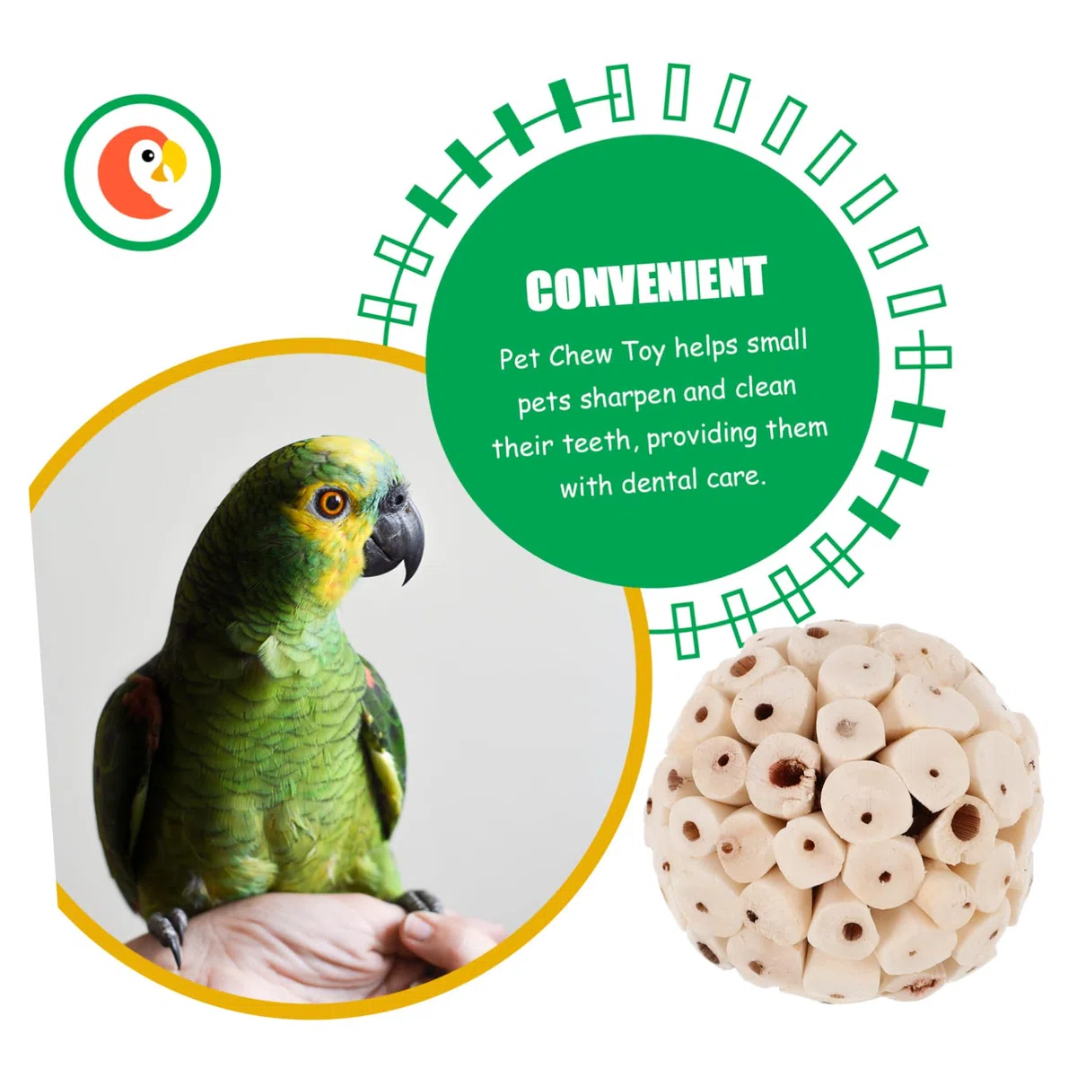 BESPORTBLE 30piezas Juguetes Naturales De Forrajeo y Masticación para Pájaros Conejos y Hámsters Juguetes Comestibles para Mascotas para Salud y Entretenimiento