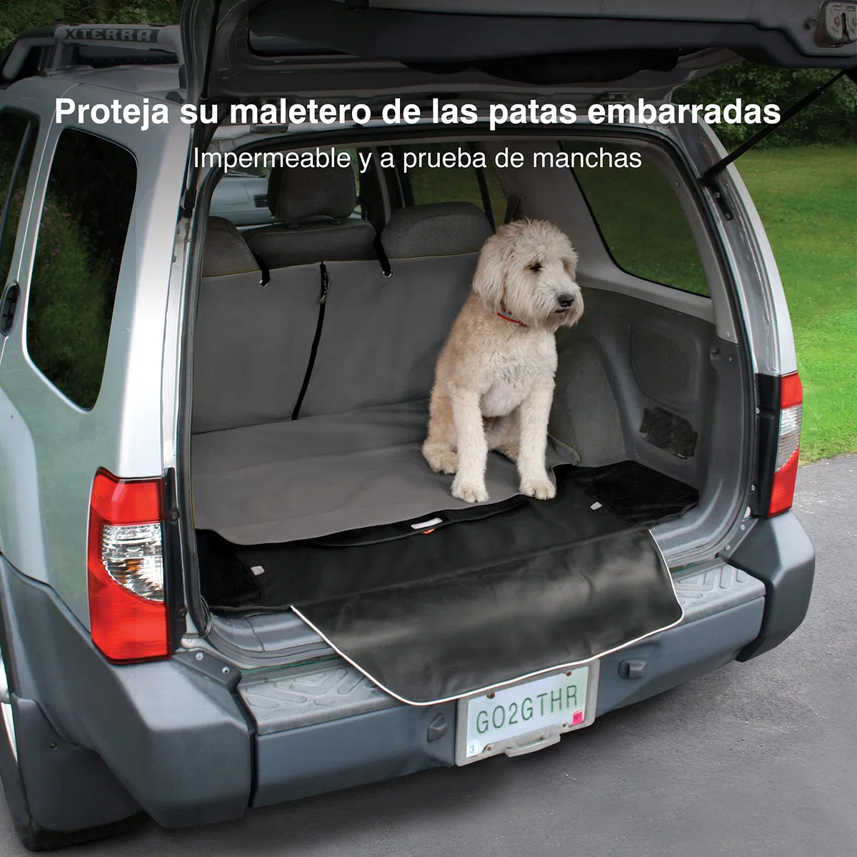 Kurgo - Protector para Maletero Impermeable para Coche y SUV, Caqui