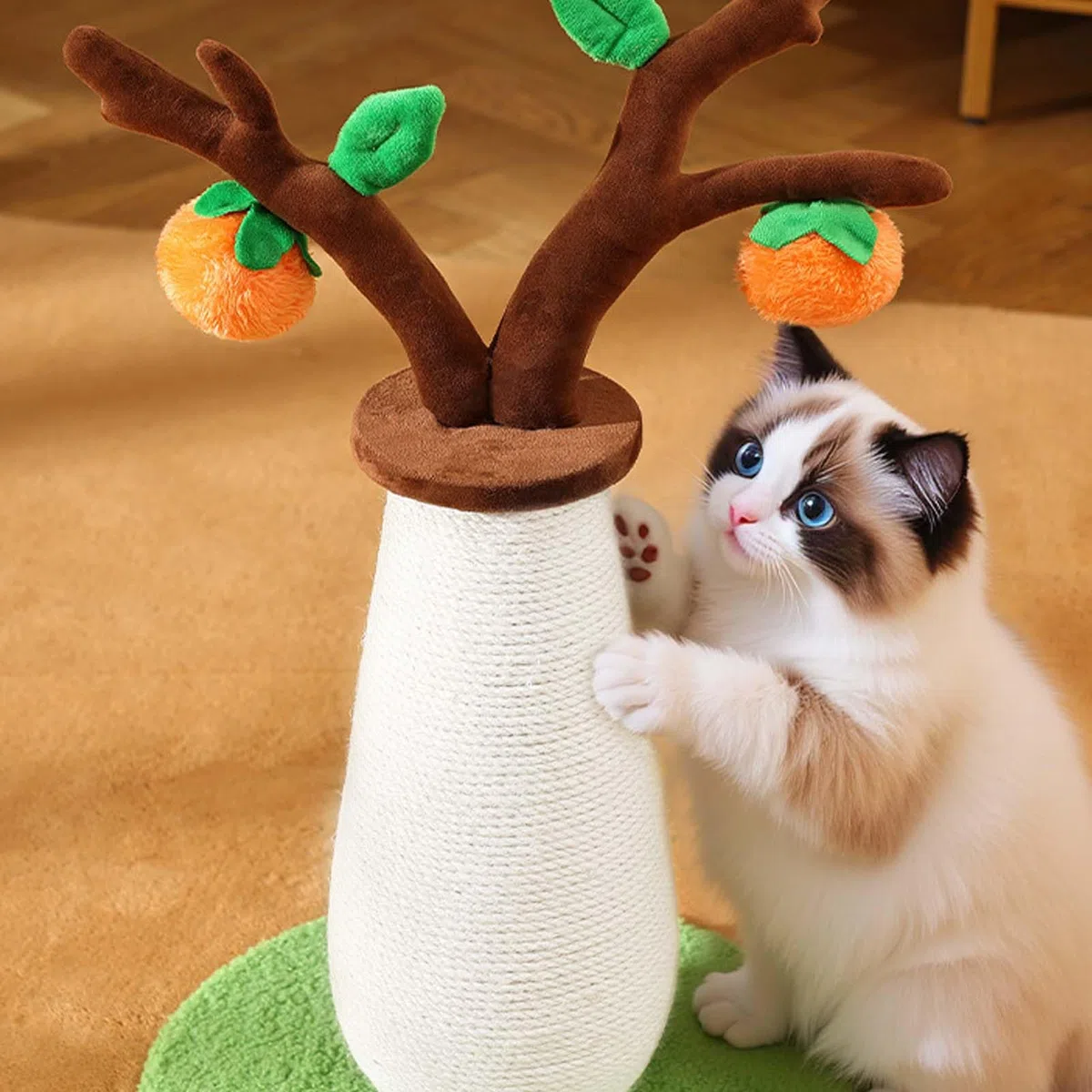 Poste Rascador Para Gatos Juguete para Ejercicio y Protección de Muebles | Rascador Interior Con Juguete De Peluche Para Gatos Para Razas Pequeñas Medianas Grandes Salón Balcón