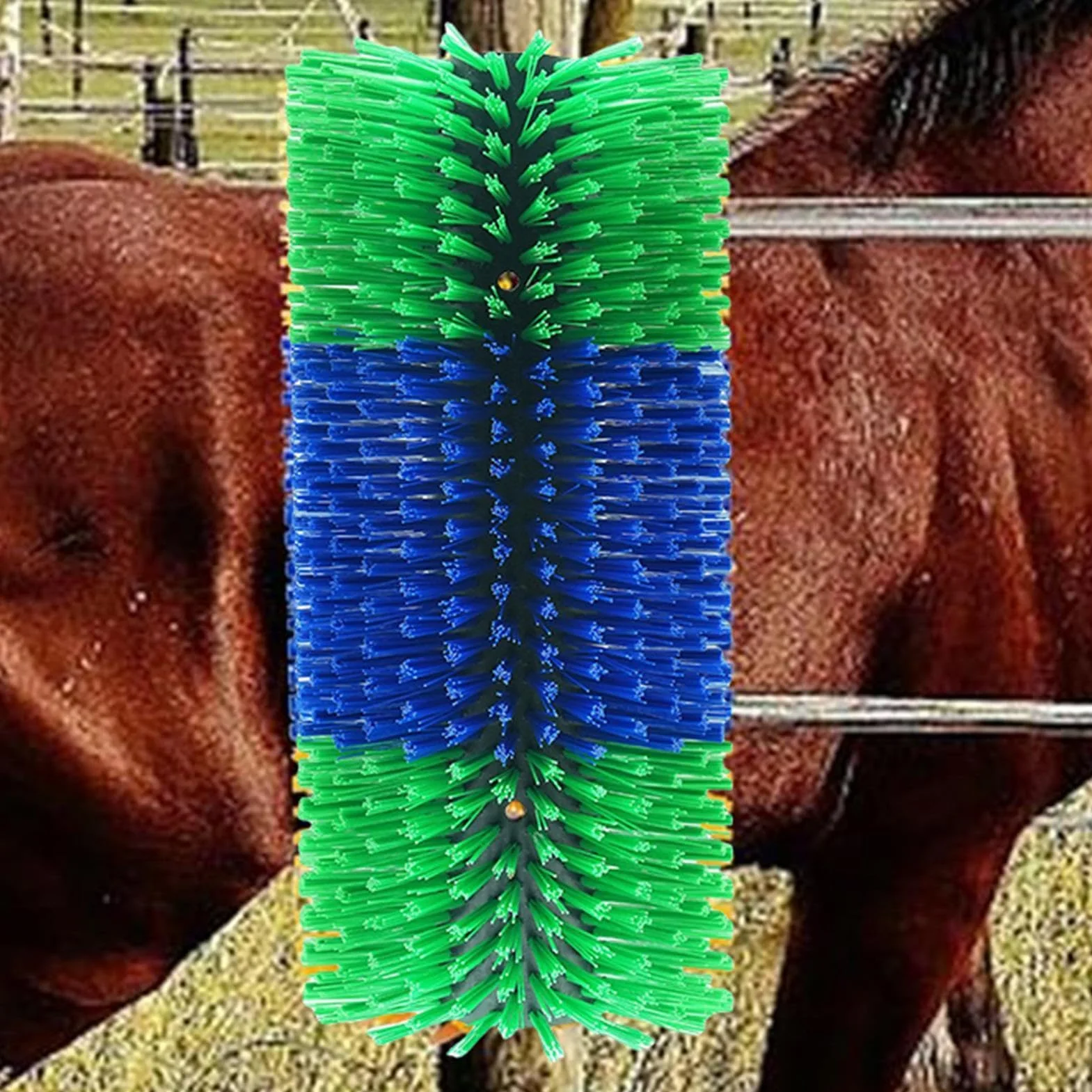 Cepillo Rascador De Espalda De Caballo,Rascador De Caballos Cepillo para | Masajeador de aseo para animales domésticos, cepillo para derramar animale