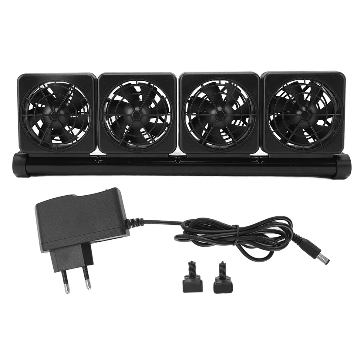 Pssopp Enfriadores de Acuario, Ventilador de Refrigeración para Tanque de Peces, Enfriador de Viento Frío para Tanque de Peces de 2 Niveles para Acuario Y Pecera