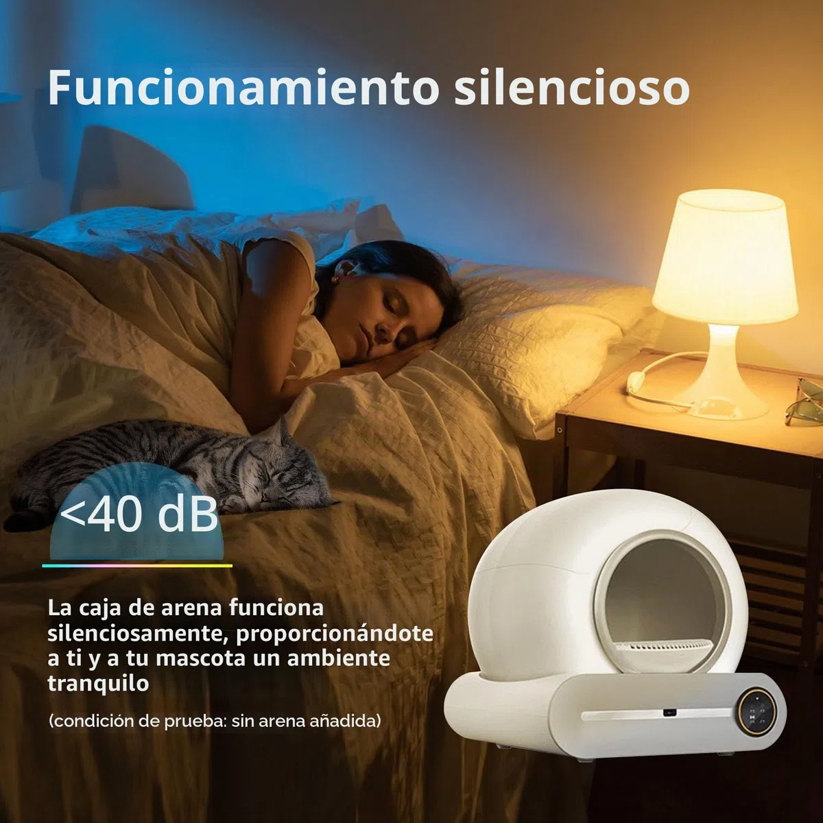 Bandeja higiénica autolimpiante para gatos, eléctrica, autolimpiante, bandeja higiénica automática para gatos con app, cerrada para hogares con varios gatos, formato XXL, aislamiento de olores