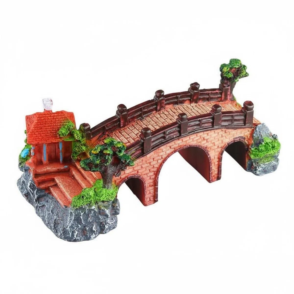 Aquarium Coral Ornamento para Acuario Roca Montañosa Paisajismo Decorativo Resina de Forma Esculpida Que No Sobrecarga Adecuado para Acuaristas Tanque, Style to 2