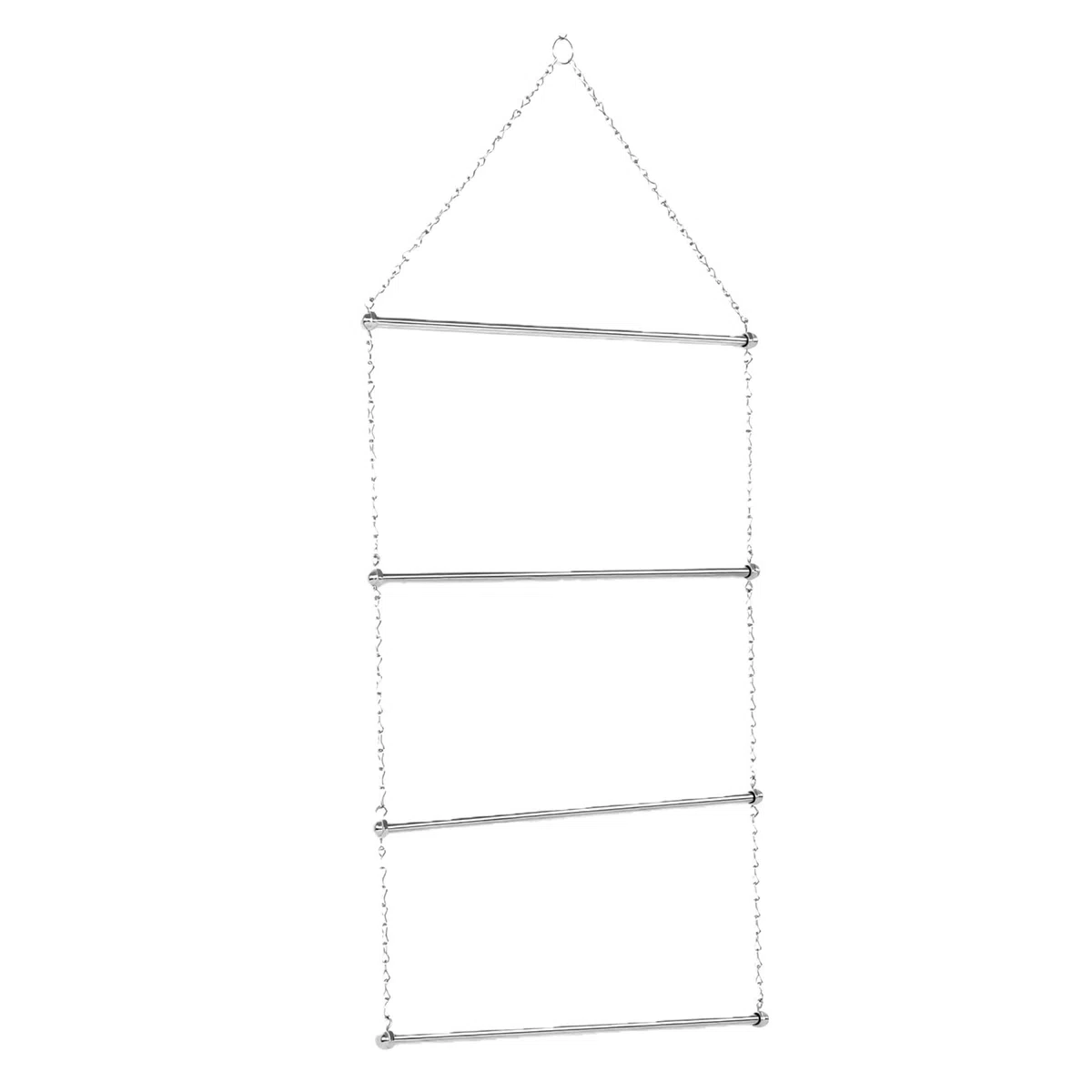 GOWENIC Soporte para Mantas de Sillín de Montaje en Pared de 33 Pulgadas | Estante de Almacenamiento Extra Ancho con 4 Varillas para Mantas y Toallas para Caballos