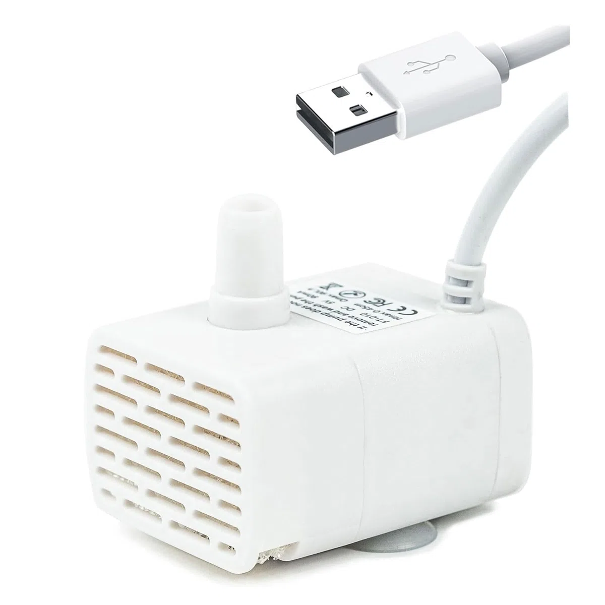 Bomba de agua Bomba de agua para beber, bomba de repuesto Original silenciosa para fuente de agua para mascotas con cable de alimentación Usb para fuente para gatos