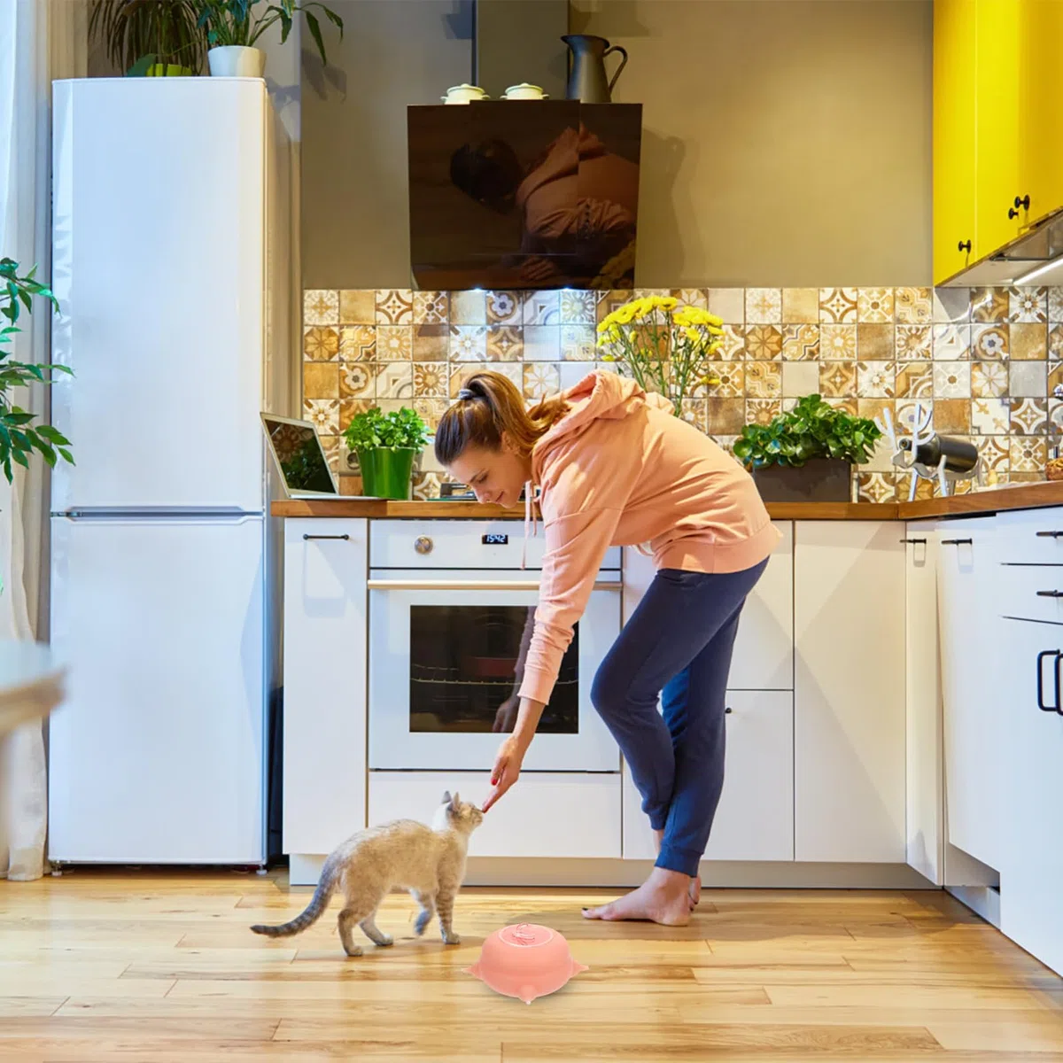 ifundom Comedero de Leche para Mascotas Recién Nacidas Tetinas de Silicona, 200ml, Accesorio para Alimentación de Cachorros y Gatitos en Casa