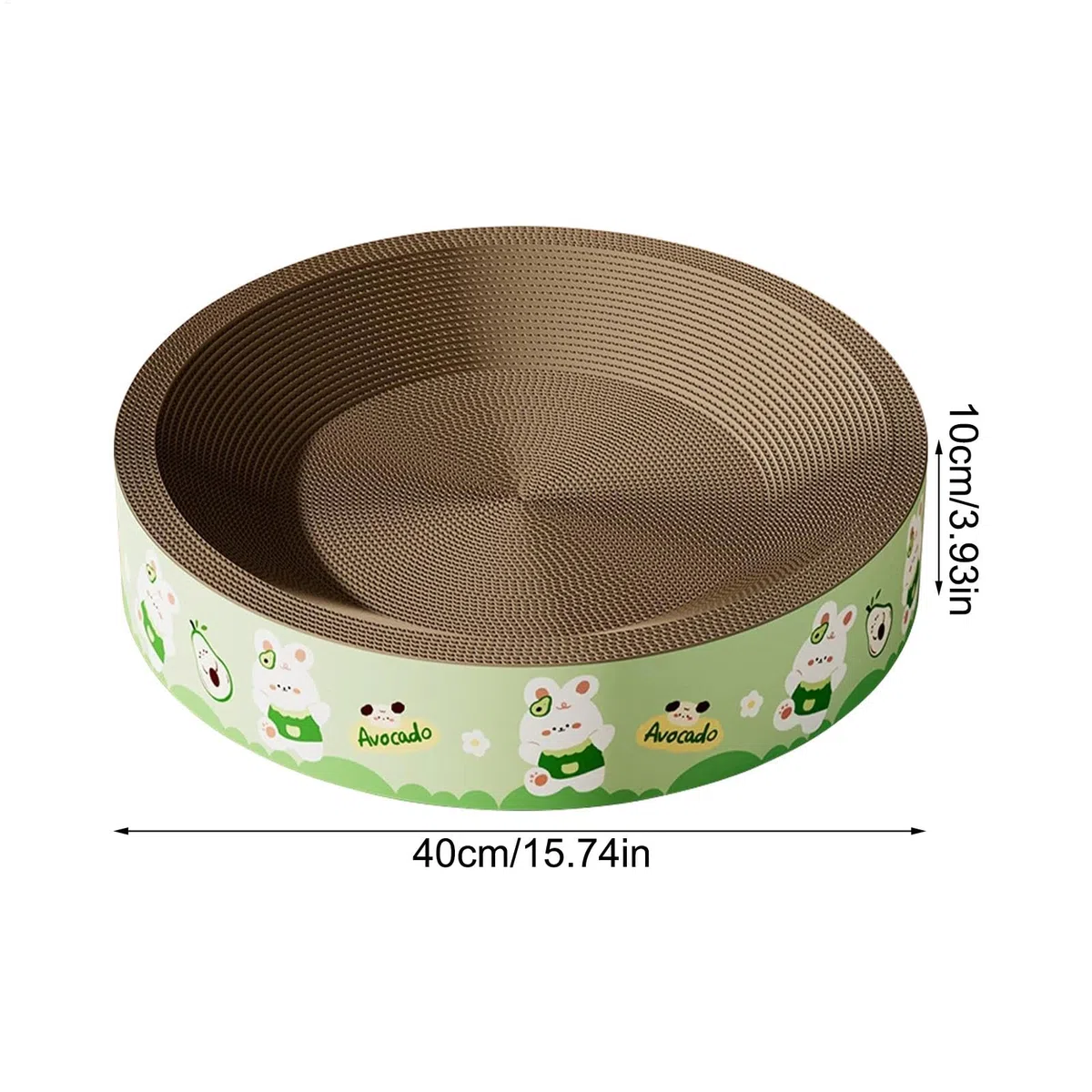Arañador para gatos Cama Estilo Lounge De Tamaño Mediano | Base Juego Completo De Recambio De Almohadillas Rascadoras s De Cartón Para Gatos Y Otras