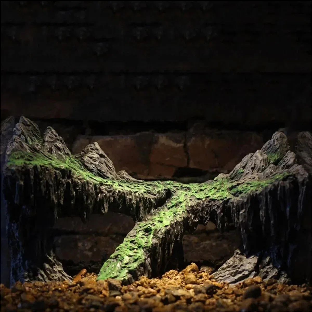Decoración Acuario Túnel Decoración Creativa de Resina for Acuario, pecera Roca simulada, Adorno montaña, Rocas for, decoración Divertida(S)