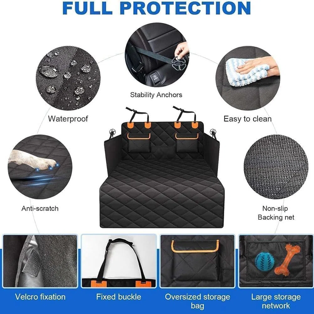 Protector de para Mascota Maletero Coche para Jeep Grand Cherokee Patriot Renegade Wrangler, Antideslizante Alfombras Maletero Mascotas Protector Coche Cubierta de Carga,B