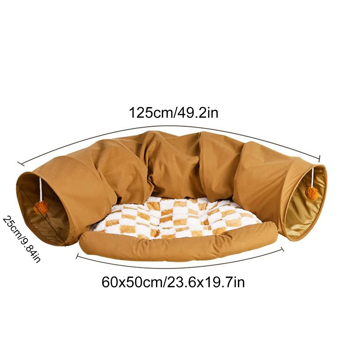 Juguete para Gatos Casa Gruesa Desmontable y Lavable de Ejercicio, | Bolsa para Gatos Juego, Ejercicio, Exploración, Mantiene a los Entretenidos, Fomenta el Ejercicio en el Interior
