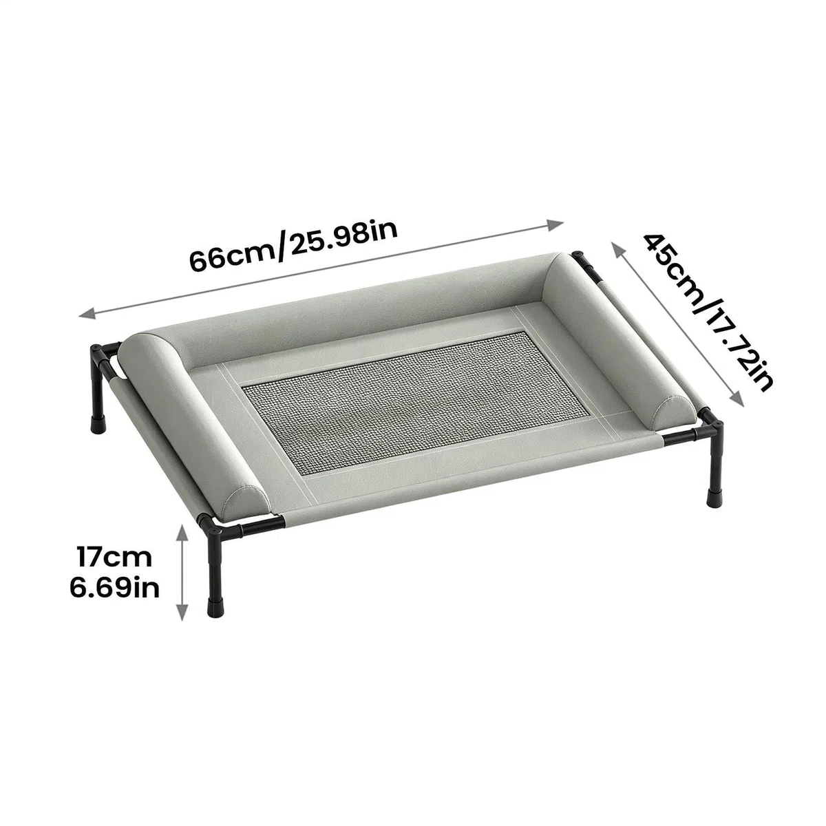 Cama de Acampada para Perros Alfombra Plegable Antivibración Transpirable | Cama Exterior para Mascotas Exterior, Porche, Suelo, Patio Trasero, Playa, Patio e Interior