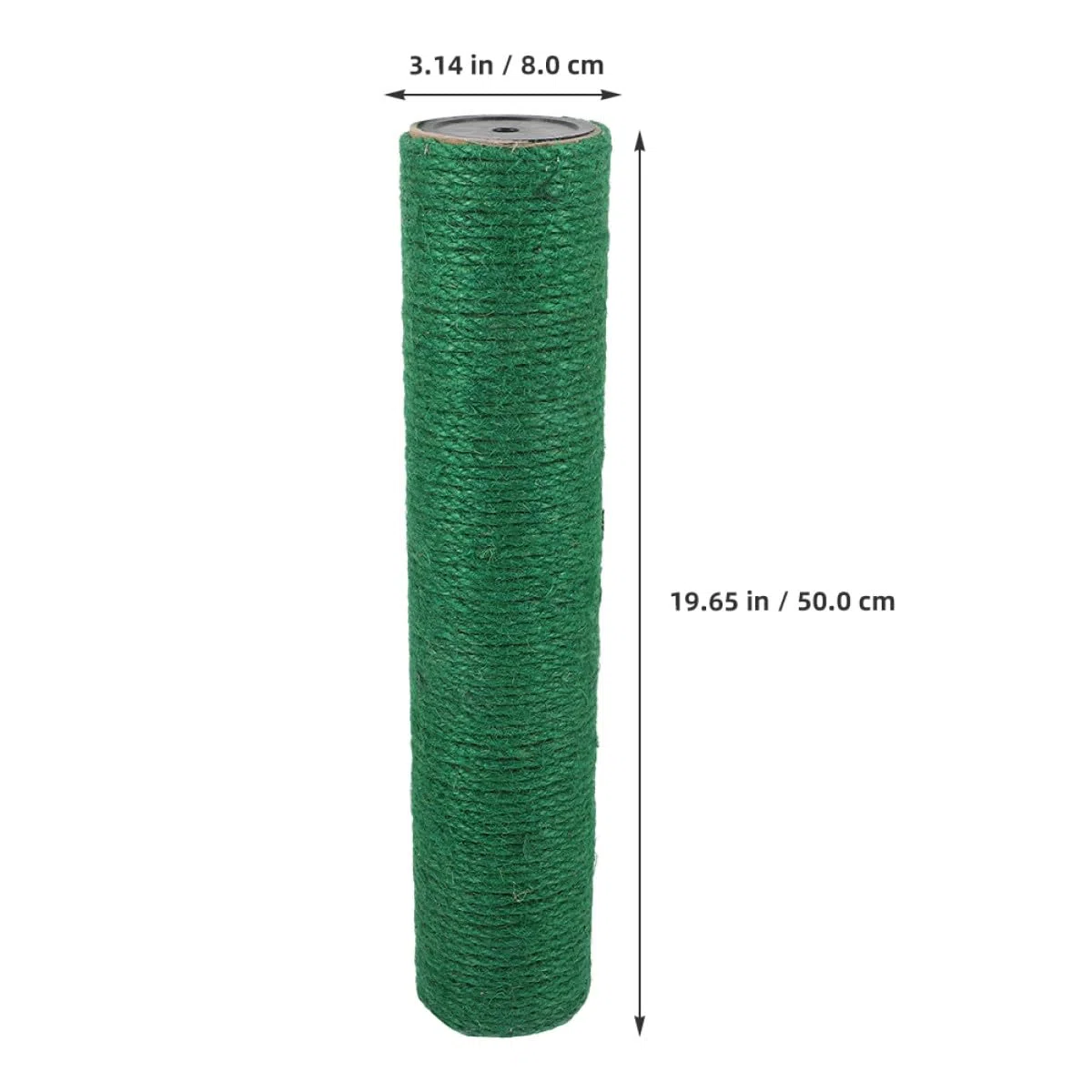 Cabilock Poste Rascador de Suelo para Gatos 2 Piezas, Repuesto de Cuerda de Yute Natural, Accesorio para Rascador Decorativo de Interior, 50 Cm Alto X 8 Cm Diámetro, Adecuado para