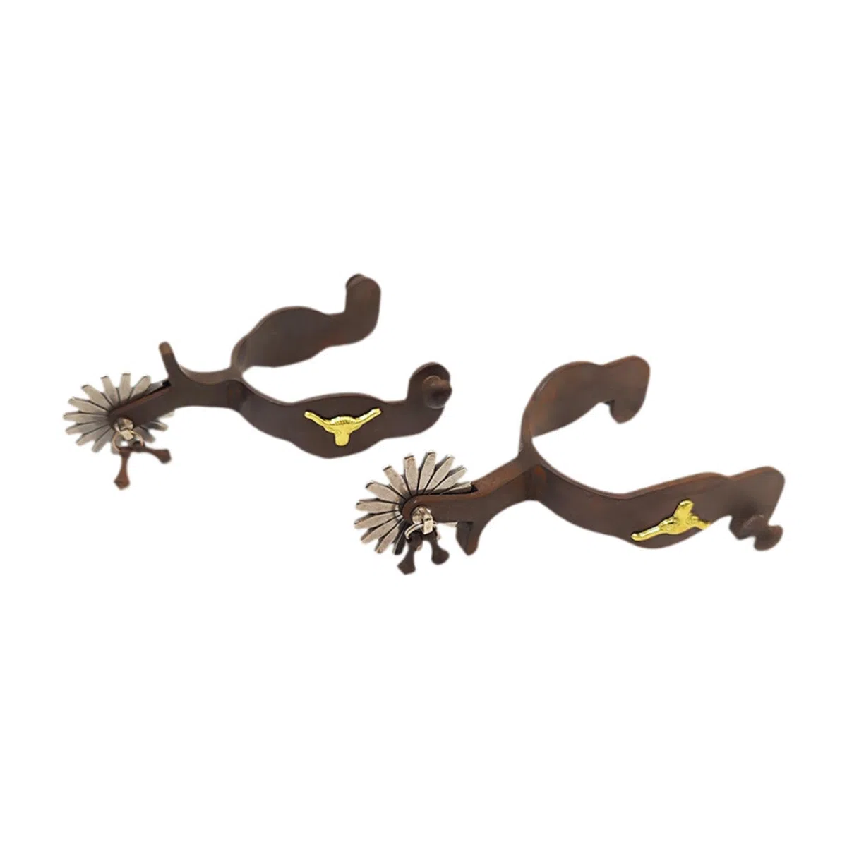 Amagogo Espuelas Caballo Occidentales, espuelas Vaquero Occidentales, Entrenamiento para Adultos, Accesorios equitación, Lisas, para Hombres y