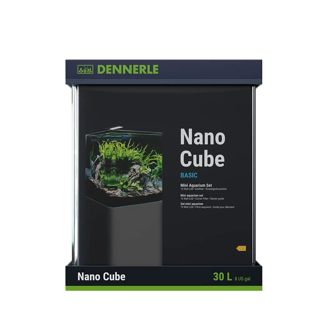Dennerle Nano Cube Basic 30 litros - Mini acuario con cristal frontal redondeado
