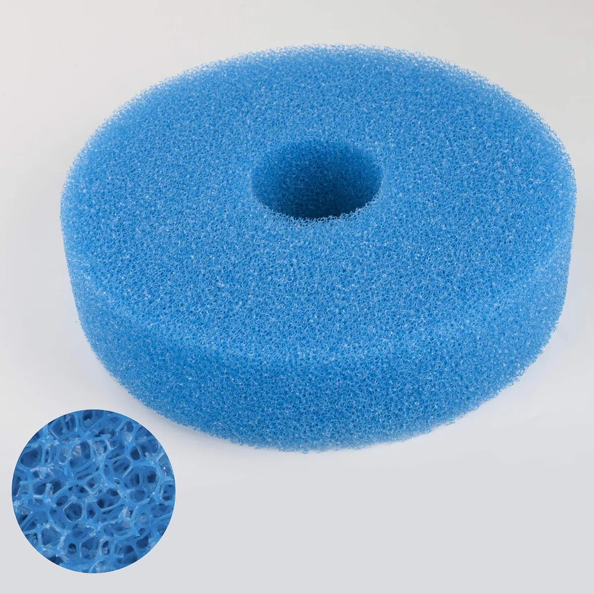 Juego de filtros de esponja de espuma azul para filtración de estanque 25PPI compatible con filtro Laguna Pressure Flo 12000/1400 (paquete de 5)