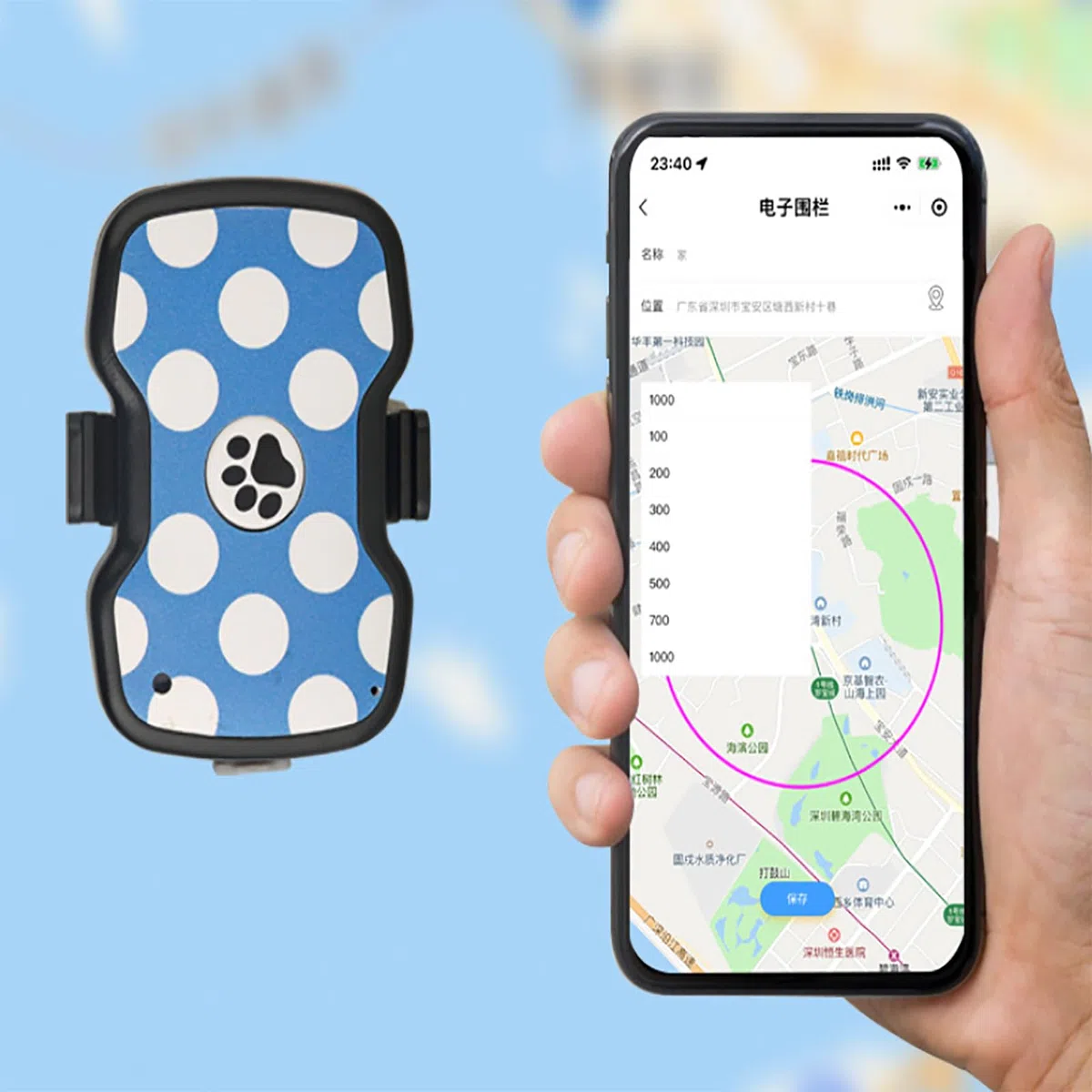Localizador De Mascotas Con Collar, Rastreador GPS Para Perros, Resistente Al Agua, Recuperación Remota De Voz, Ubicación De Seguimiento En Vivo Y Búsqueda Con Un Solo Toque, Funciona Cualquier