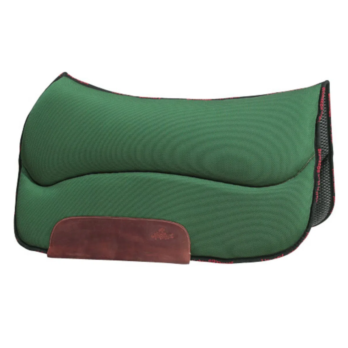 PIONEER Mantilla Para Caballos - Mantilla de Equitación Western, 83x48cm, en Tejido Air-Mesh y Neopreno (Rojo)