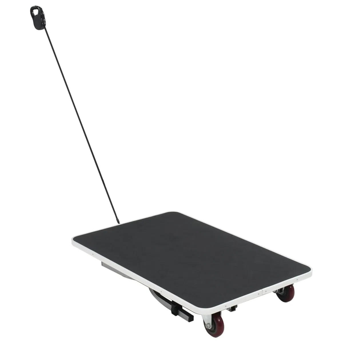 Tidyard Mesa de Higiene para Mascotas Ajustable con Superficie Antideslizante y Ruedas Baño y Peluquería Modelo YFXLRZJ-170215ES