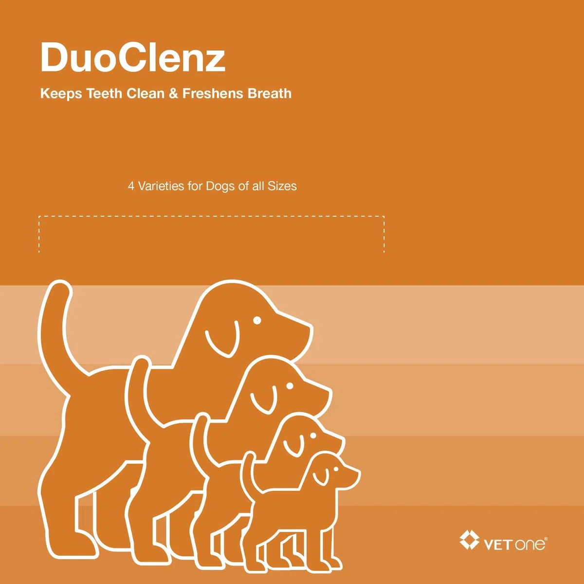 VetOne DuoClenz EnzymeCoated Masticables dentales medianos (30 Unidades)