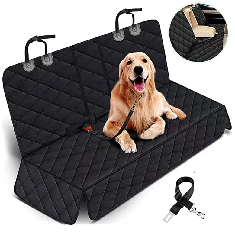 Cubierta Protector de Asiento Trasero de Coche para Mascota para Toyota Crown Hybrid 2016-2023, Funda Perros Coche Impermeable Antidesliante, Accesorios Interiores Coche